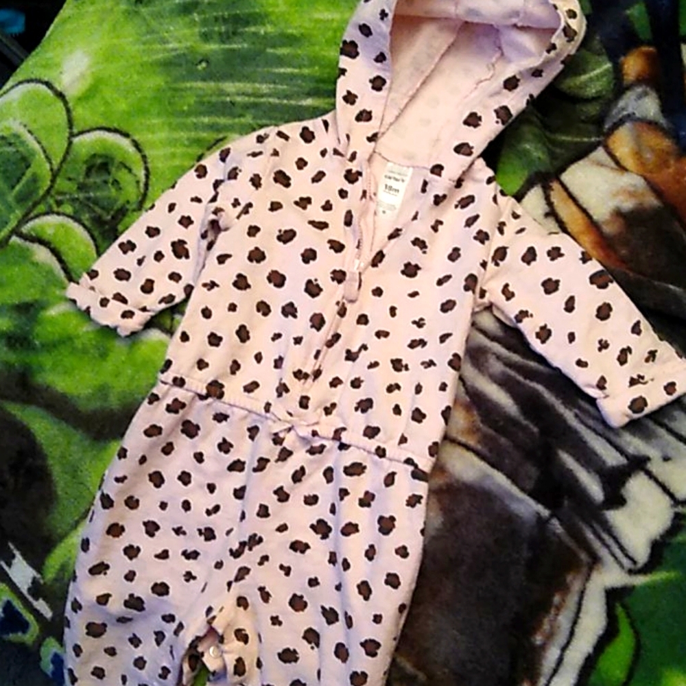 Gently worn outfit with hood 18 mos. Carter Brand